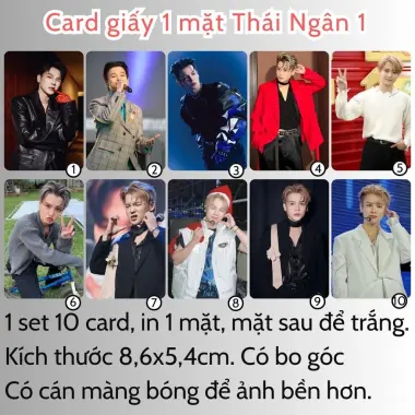 Card bo góc anh trai in yêu cầu HIEUTHUHAI, Quang Hùng, Rhyder - Giảm 19200 còn 15000 VND 59