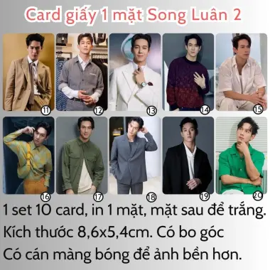 Card bo góc anh trai in yêu cầu HIEUTHUHAI, Quang Hùng, Rhyder - Giảm 19200 còn 15000 VND 63
