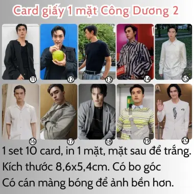Card bo góc anh trai in yêu cầu HIEUTHUHAI, Quang Hùng, Rhyder - Giảm 19200 còn 15000 VND 81