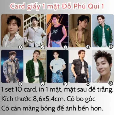 Card bo góc anh trai in yêu cầu HIEUTHUHAI, Quang Hùng, Rhyder - Giảm 19200 còn 15000 VND 83