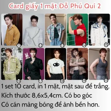 Card bo góc anh trai in yêu cầu HIEUTHUHAI, Quang Hùng, Rhyder - Giảm 19200 còn 15000 VND 84