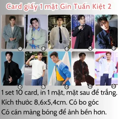 Card bo góc anh trai in yêu cầu HIEUTHUHAI, Quang Hùng, Rhyder - Giảm 19200 còn 15000 VND 87