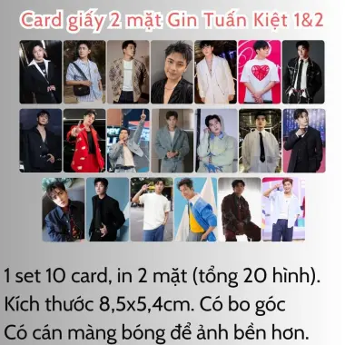 Card bo góc anh trai in yêu cầu HIEUTHUHAI, Quang Hùng, Rhyder - Giảm 19200 còn 15000 VND 88