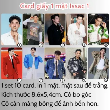 Card bo góc anh trai in yêu cầu HIEUTHUHAI, Quang Hùng, Rhyder - Giảm 19200 còn 15000 VND 89