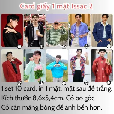 Card bo góc anh trai in yêu cầu HIEUTHUHAI, Quang Hùng, Rhyder - Giảm 19200 còn 15000 VND 90