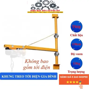Cẩu Xoay 360 Độ Nâng Hàng 500/1000kg Cần Cẩu Xe Tải Xoay Chuyên Dùng Để Lắp Đặt Trên Xe Ô Tô Nâng Hạ Hàng Hóa 2