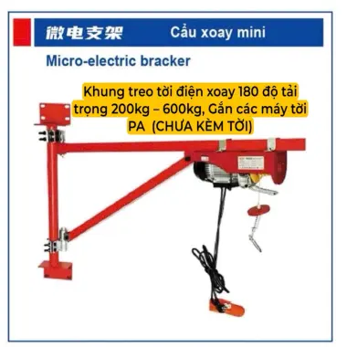 Cẩu Xoay 360 Độ Nâng Hàng 500/1000kg Cần Cẩu Xe Tải Xoay Chuyên Dùng Để Lắp Đặt Trên Xe Ô Tô Nâng Hạ Hàng Hóa 3