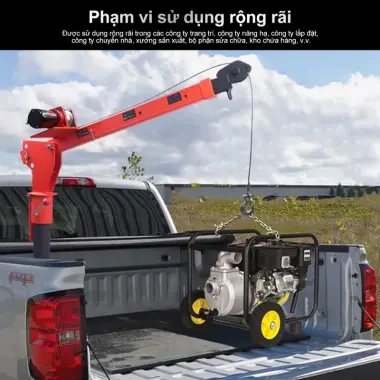 Cẩu Xoay 360 Độ Nâng Hàng 500/1000kg Cần Cẩu Xe Tải Xoay Chuyên Dùng Để Lắp Đặt Trên Xe Ô Tô Nâng Hạ Hàng Hóa 8