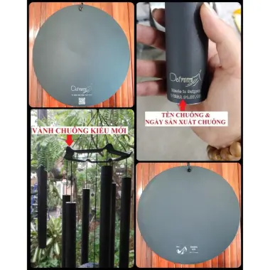 Chính hãng Chuông gió nhạc thiền Dofrance Nước 20 – Chuông gió cao cấp, chữa lành trị liệu tần số 432Hz (kho Hà Nội) 3