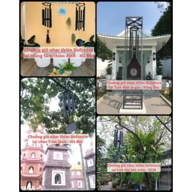 Chính hãng Chuông gió nhạc thiền Dofrance Nước 20 – Chuông gió cao cấp, chữa lành trị liệu tần số 432Hz (kho Hà Nội) 9