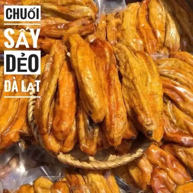 Chuối Sấy Dẻo Đà Lạt Nguyên Trái 500g - Giá Tốt 16.151đ 5