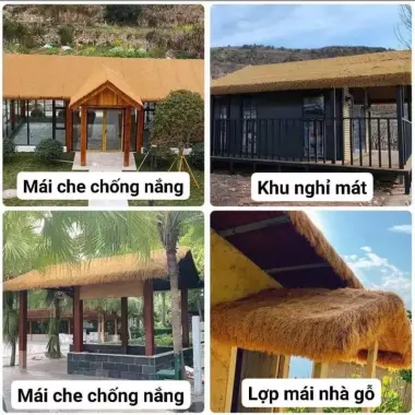Cỏ Rơm Vàng Nhân Tạo Lợp Mái Giá Rẻ - Tối Ưu Không Gian Thiên Nhiên 110k 4 Cỏ Rơm Vàng Nhân Tạo Lợp Mái Giá Rẻ - Tối Ưu Không Gian Thiên Nhiên 110k 4