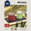 Cốc Chill Đa Sắc Gấp Gọn Thép Không Gỉ - Cốc Trà Cốc Cà Phê Giá Rẻ 89K 1