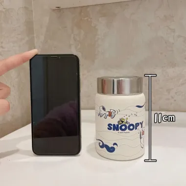 Cốc giữ nhiệt Mini NAMSHEVA Snoopy 280ml - Thép không gỉ chống rò rỉ du lịch giá rẻ 156k