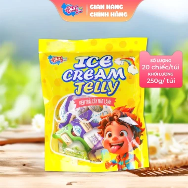 Combo 2 gói thạch kem phomai mix vị trái cây My Candy dẻo mịn, ăn vặt mát lạnh 2