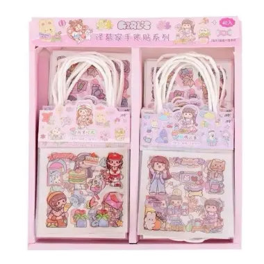 [COMBO 5 SET] Hình dán cho bé BabyThree Xinh Xắn, Set 5 túi Sticker Cho Bé Thoả Sức Sáng Tạo 2