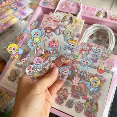 [COMBO 5 SET] Hình dán cho bé BabyThree Xinh Xắn, Set 5 túi Sticker Cho Bé Thoả Sức Sáng Tạo 4