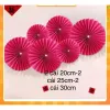 Combo Quạt Giấy Đỏ Cao Cấp Trang Trí Tết - Giảm 20% Còn 19.800đ 3