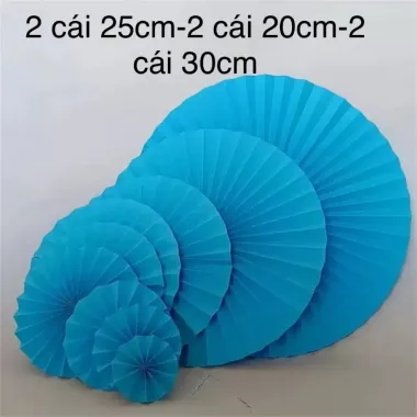 Combo Quạt Giấy Đỏ Cao Cấp Trang Trí Tết - Giảm 20% Còn 19.800đ