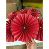 Combo Quạt Giấy Đỏ Cao Cấp Trang Trí Tết - Giảm 20% Còn 19.800đ 5
