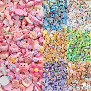 Combo Slime Trong Suốt 10-100 Charm - Phụ Kiện Kẹp Tóc, Handmade & Tiểu Cảnh - Giảm 12.600 còn 10.000đ 13 Combo Slime Trong Suốt 10-100 Charm - Phụ Kiện Kẹp Tóc, Handmade & Tiểu Cảnh - Giảm 12.600 còn 10.000đ 13