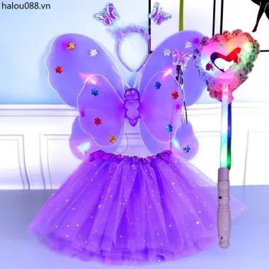 Công chúa đông lạnh Elsa Prom Mặt nạ trẻ em Cô gái Tiệc nửa mặt Halloween Bộ vương miện lông vũ 21