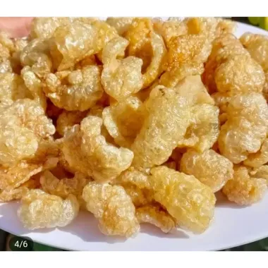 Da Heo Chiên Giòn 1KG Không Tẩm Gia Vị Giá Rẻ - Món Ăn Vặt Ngon Chỉ 250k