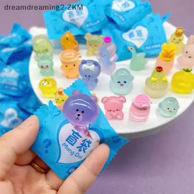 [Dạ quang] Túi mù mini mẫu dạ quang, túi kẹo bóc quà bí mật mẫu dạ quang, blind bag kẹo bóc quà test nhân phẩm cho bé 8