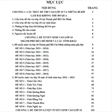 Đắc Lộ Thi 10 Ngữ Văn - Giải Mã 45 Đề Thi Vào 10 Hồ Chí Minh & Lân Cận Giá Shock 180k