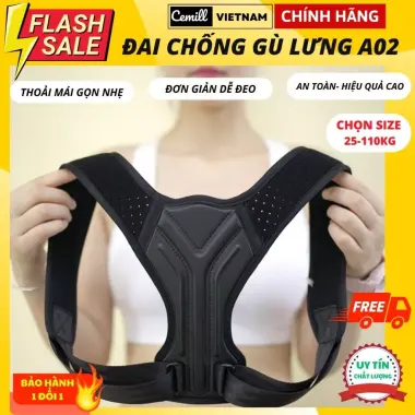 Đai Chống Gù Lưng Trẻ Em Người Lớn Chọn Size Có Nẹp Da PU Cứng Cho Dân Văn Phòng A02 Cải Thiện Chiều Cao 2 Đai Chống Gù Lưng Trẻ Em Người Lớn Chọn Size Có Nẹp Da PU Cứng Cho Dân Văn Phòng A02 Cải Thiện Chiều Cao 2