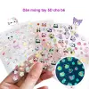 Dán Móng Tay 5D Hello Kitty Cho Bé Giá Rẻ Chỉ 13000đ - Dập Nổi Siêu Cute 3