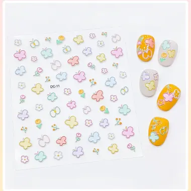 Dán Móng Tay 5D Hello Kitty Cho Bé Giá Rẻ Chỉ 13000đ - Dập Nổi Siêu Cute 16