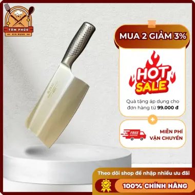 Dao Chặt Xương Ống CROMOVA 18 Nhật Bản Giá Rẻ - Thép Không Gỉ Bền Bỉ Giảm 330k 2