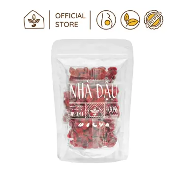 Dâu Tây Sấy Dẻo Đà Lạt Giá Rẻ Túi 250g Cho Bà Bầu - Nhà Đậu - Giảm 20% 2