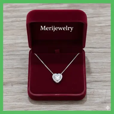 Dây Chuyền Bạc Ta Meri Nữ Xinh - Trái Tim Bạc Cho Meri Giá Cực Sốc 272k 2