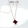 Dây chuyền SISUOS Dual Lucky Leaves Necklace Rose Gold 4
