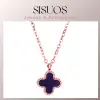 Dây chuyền SISUOS Dual Lucky Leaves Necklace Rose Gold 9