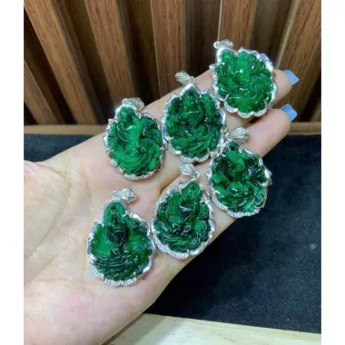 Dây Đeo Cổ Hồ Ly Chúa Xoè Đuôi Ngọc Sơn Thủy - Tặng Dây Đeo - Giảm 130k Còn 490k 8 Dây Đeo Cổ Hồ Ly Chúa Xoè Đuôi Ngọc Sơn Thủy - Tặng Dây Đeo - Giảm 130k Còn 490k 8
