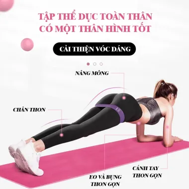 Dây Kháng Lực Aolikes Miniband Cao Cấp - Tăng Cơ Mông Đùi Hiệu Quả Giá Tốt 125k 6