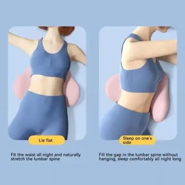 Đệm Hỗ Trợ Thắt Lưng KARIZ, Gối Nằm Xốp Trí Nhớ Thoáng Khí, Thoải Mái Mềm Mại Công Thái Học Ngủ Gối Thắt Lưng Massage Toàn Thân 9