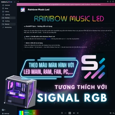 Đèn LED Ambilight Skydimo RAINBOW MUSIC - Tương thích SignalRGB, 60 FPS, giá chỉ 217.620đ 6