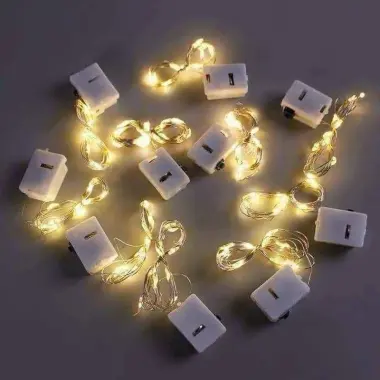Đèn Led Đom Đóm Trang Trí 1m 2m Có Pin - Giảm 18% Còn 39500đ Combo 10 Cái 2