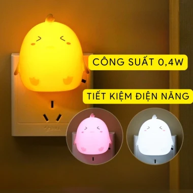 Đèn Ngủ Cảm Ứng Tự Động Bật Tắt - Đèn Decor Phòng Ngủ Mini Siêu Cute Giá Rẻ 29k