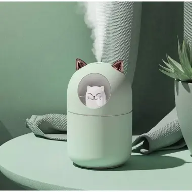 Đèn ngủ phun sương tinh dầu hình mèo mini 300ml sạch không khí giá rẻ chỉ 8000đ 4 Đèn ngủ phun sương tinh dầu hình mèo mini 300ml sạch không khí giá rẻ chỉ 8000đ 4