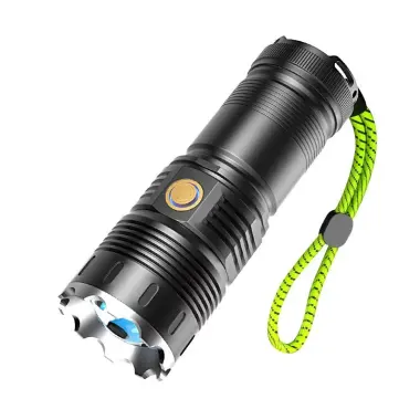 Đèn pin siêu sáng cầm tay CORISU RB1122 zoom xa gần, chiếu xa 500m, chống nước, sạc ngược điện thoại 11