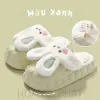 Dép Bông Con Thỏ Tháo Rời Lót Lông Cừu Cho Nữ - Mùa Đông Chống Thấm Nước Trơn Giá Shock 16