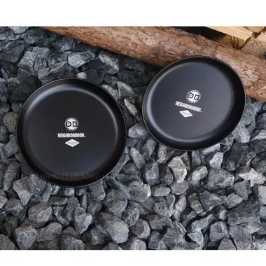 Đĩa Ăn Chiến Thuật Ngoài Trời Thép Không Gỉ 304 Di Động Giá Rẻ Cắm Trại NBHD 7