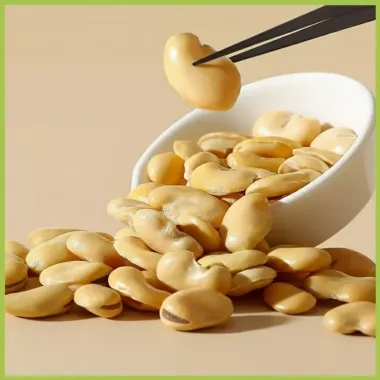 DK FOOD Đậu Tằm Rang Muối Tách Vỏ - Hạt Vàng Không chất tạo màu - GIÒN TAN, BÙI BÉO, NGON KHÓ CƯỠNG - Hộp 100g 6