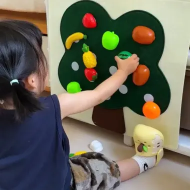 Đồ Chơi Giáo Dục Sớm Cho Bé - Máy Cắt Trái Cây Tấm Nỉ DIY Giá Rẻ 224400đ 9