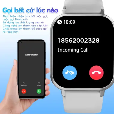 Đồng hồ thông minh chính hãng GOOJODOQ 2024 Màn hình cảm ứng, theo dõi sức khỏe, kết nối điện thoại để nhận tin nhắn, gọi điện, chống nước 10 Đồng hồ thông minh chính hãng GOOJODOQ 2024 Màn hình cảm ứng, theo dõi sức khỏe, kết nối điện thoại để nhận tin nhắn, gọi điện, chống nước 10